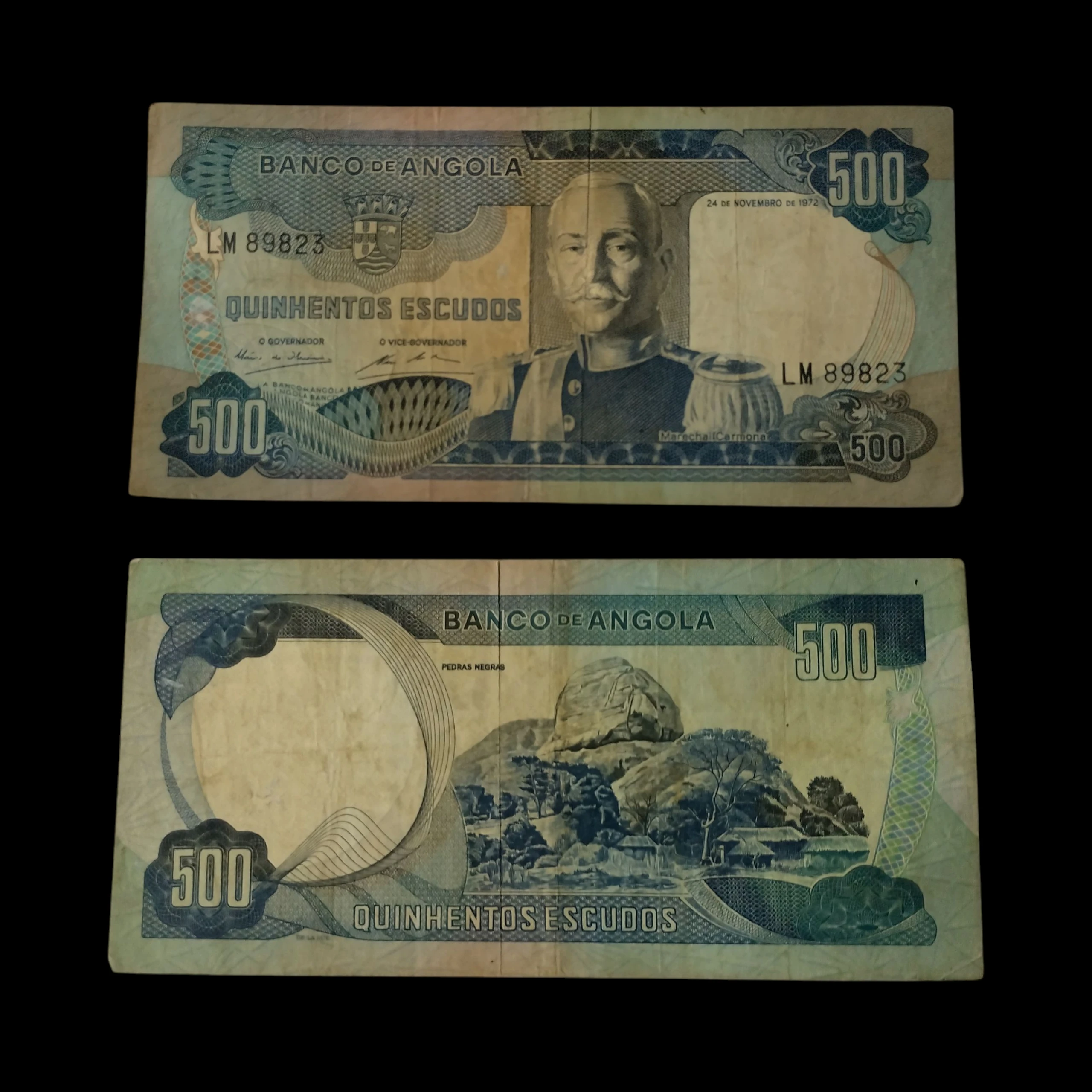 • Angola 500 escudos circulado 