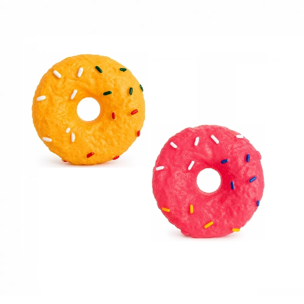 Juguete De Goma Diseño Mini Donut