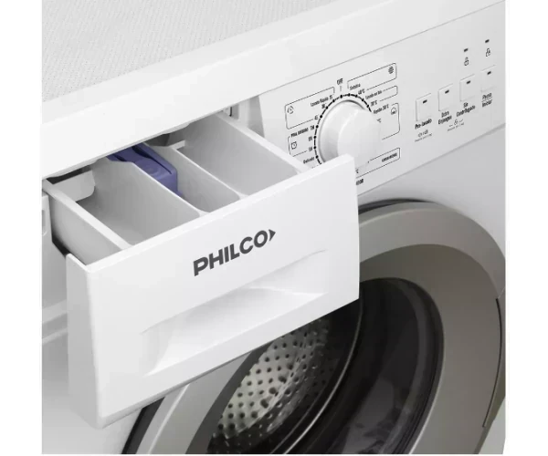 LAVARROPAS AUTOMÁTICO PHILCO CARGA FRONTAL SLIM 6KG 2