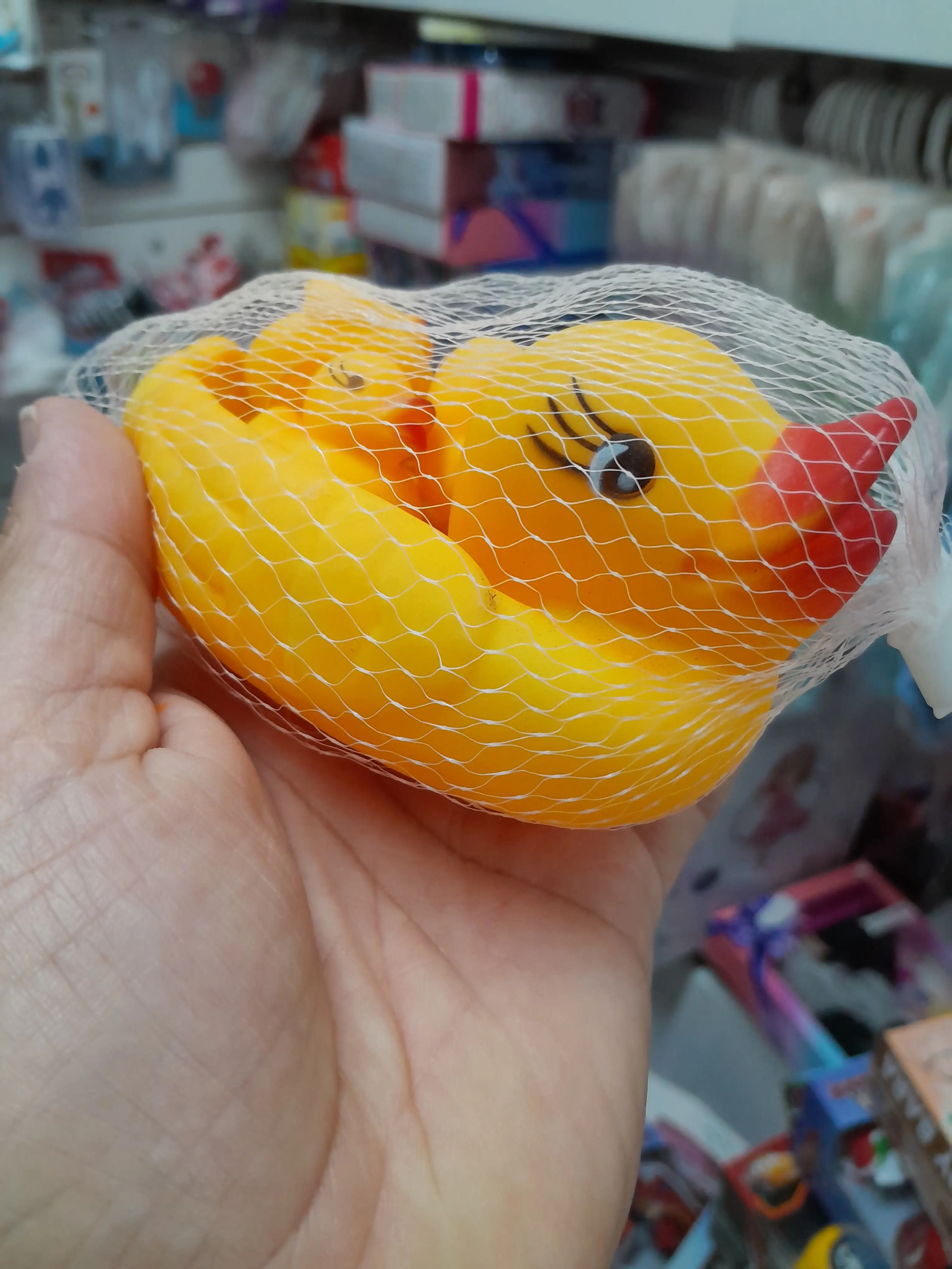 Chifles patitos para el agua