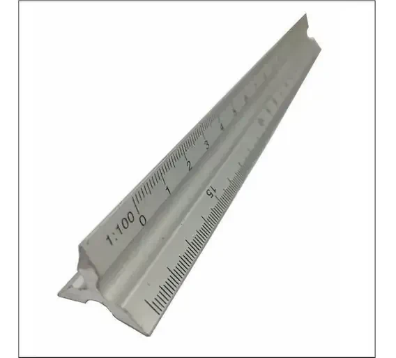 Escalimetro de aluminio 