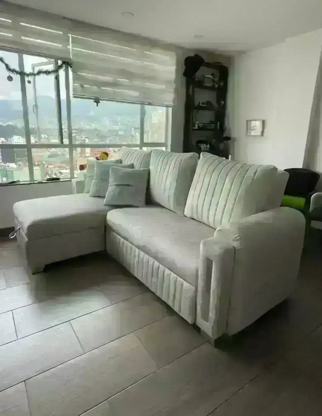 Sala en L Sofacama Multifuncional 