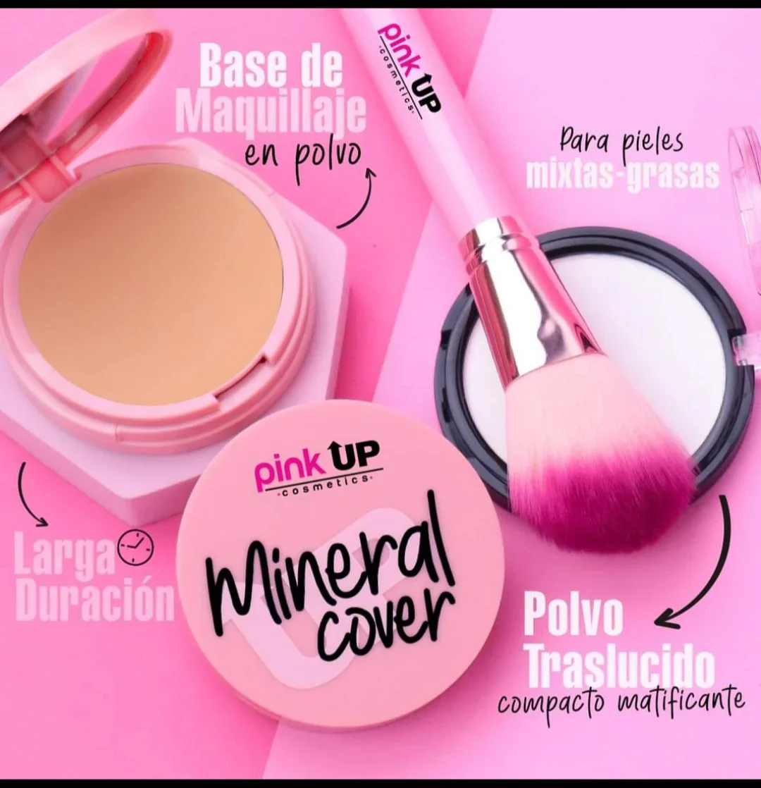 Polvo compacto pink up 4