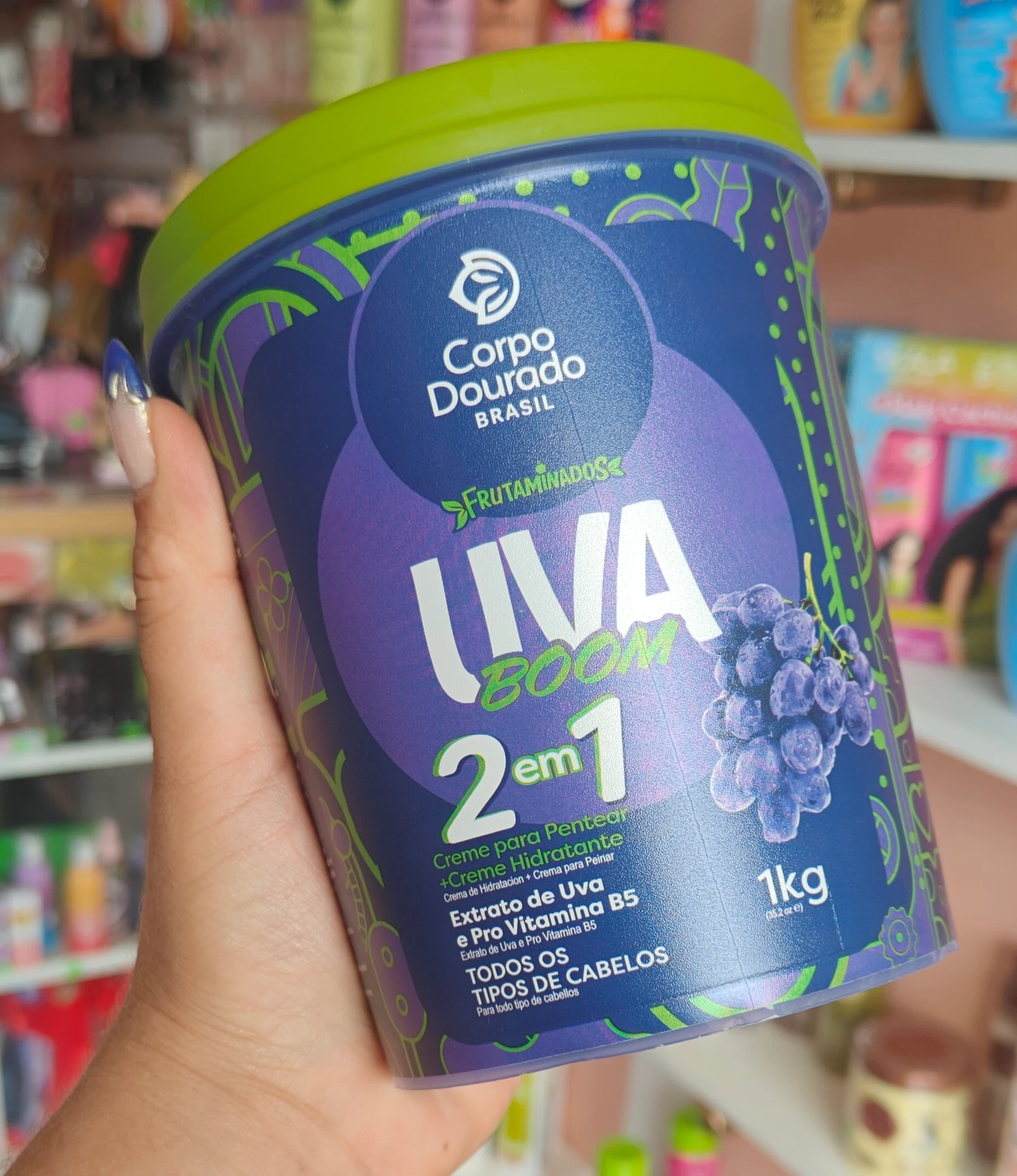Crema 2 en 1 Uva Boom 