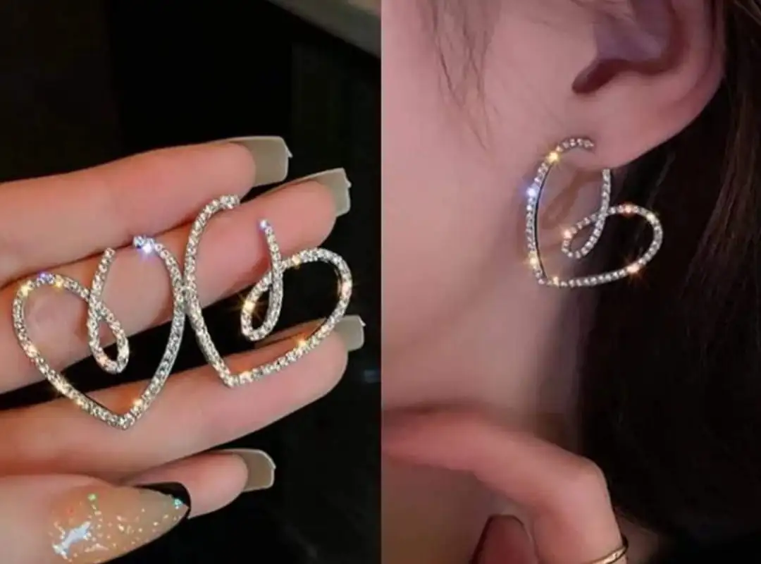 Aretes de corazon 