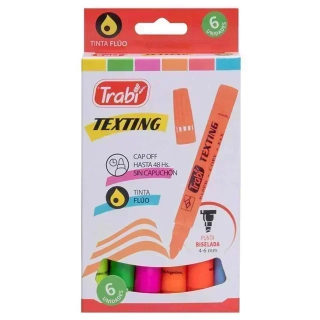 Reasaltador Trabi Fino Fluo x 6