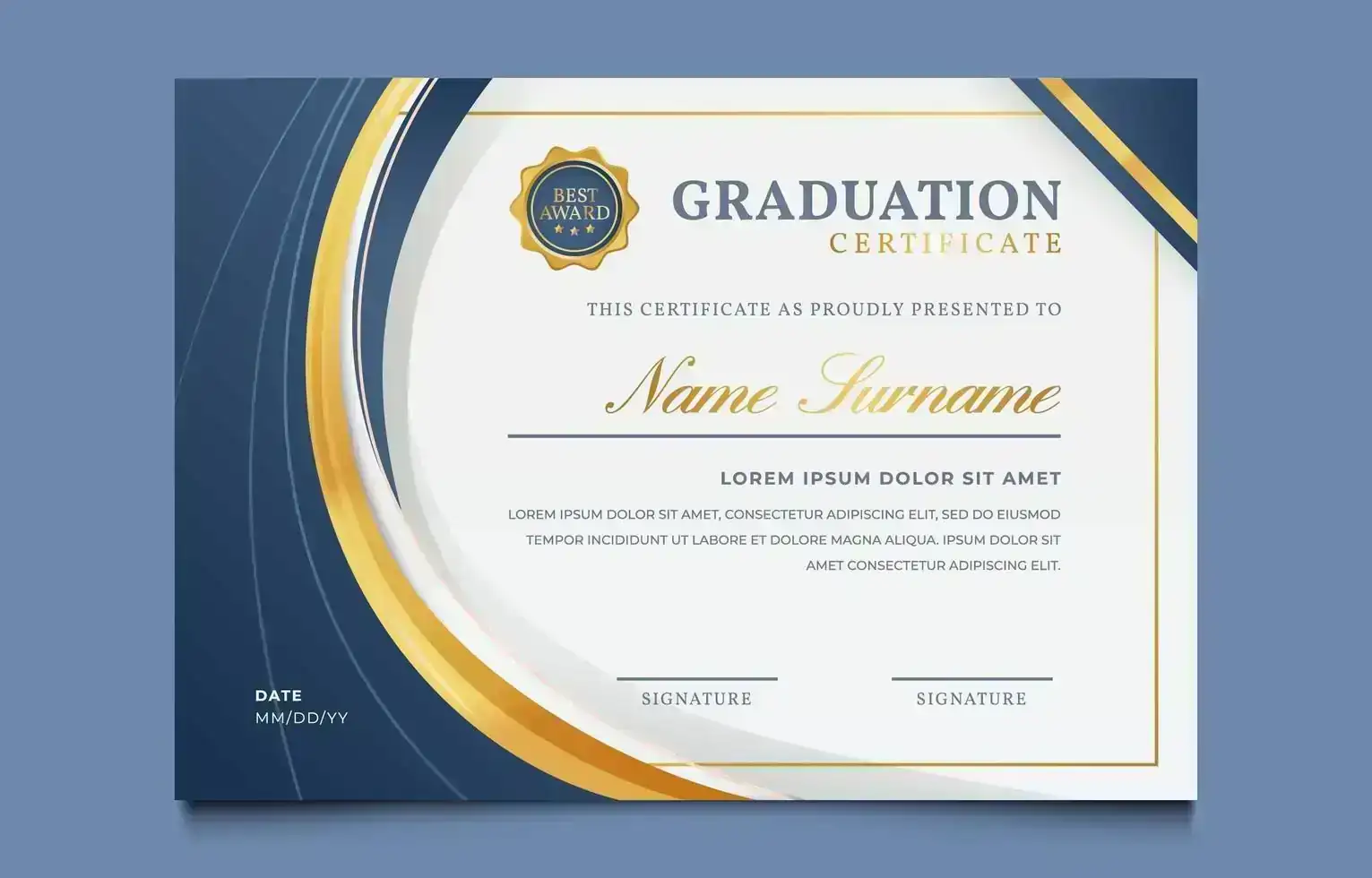 10 Diplomas 30x20