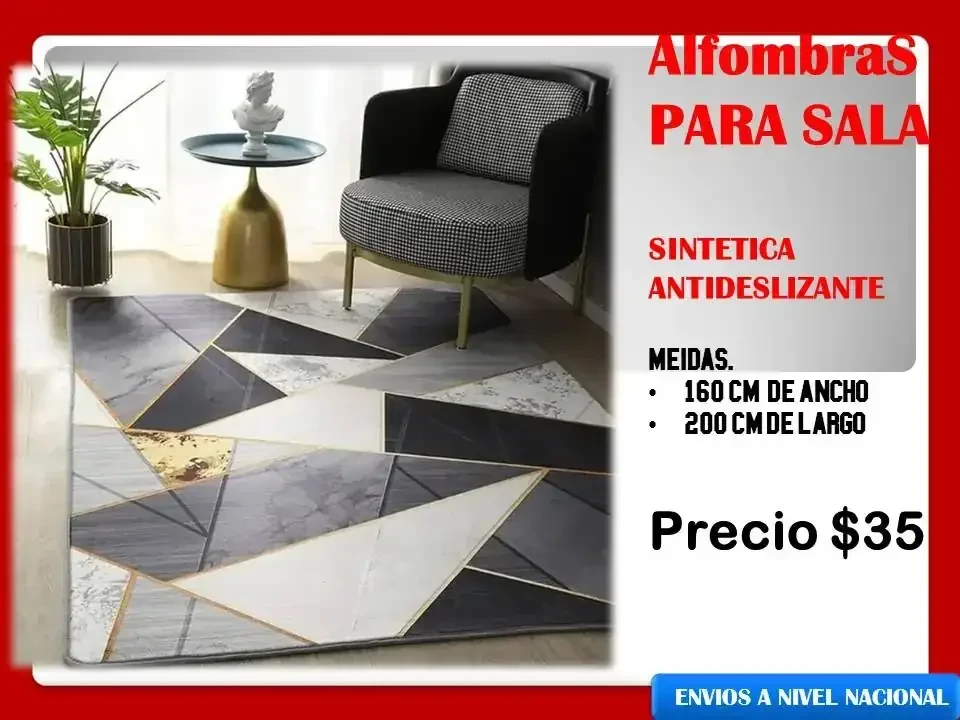 Alfombras para piso, 1.6 metros 