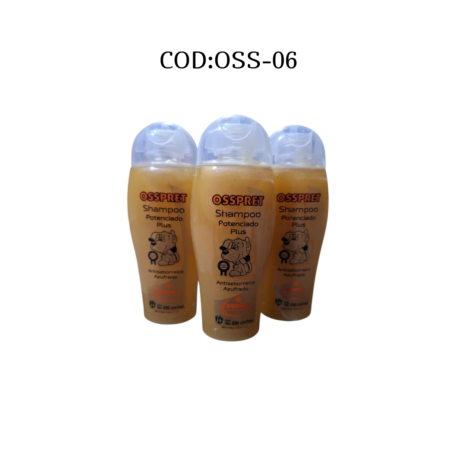 SHAMPOO OSSPRET POTENCIADO PLUS ANTISEBORREICO