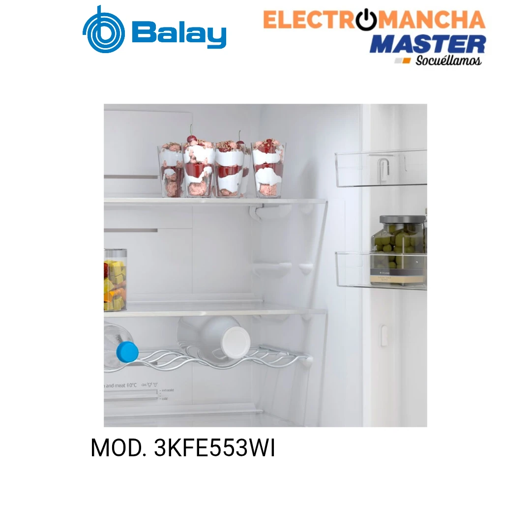 FRIGO COMBI BALAY 3KFE553WI 1,86*60 NF BLANCO CLASE EN 4