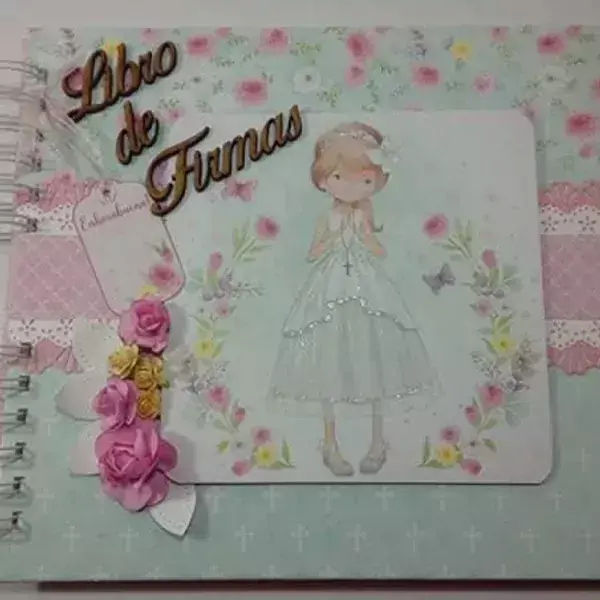 Libro de firmas scrapbook