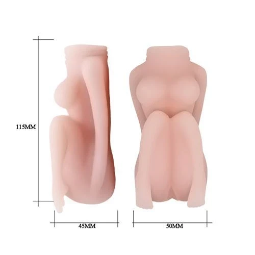 Masturbador Mini Body 4,5Cm X 11,5Cm 3