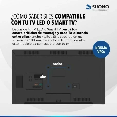 Soporte plegable para tv 14" - 43" Led Lcd Extensible 4