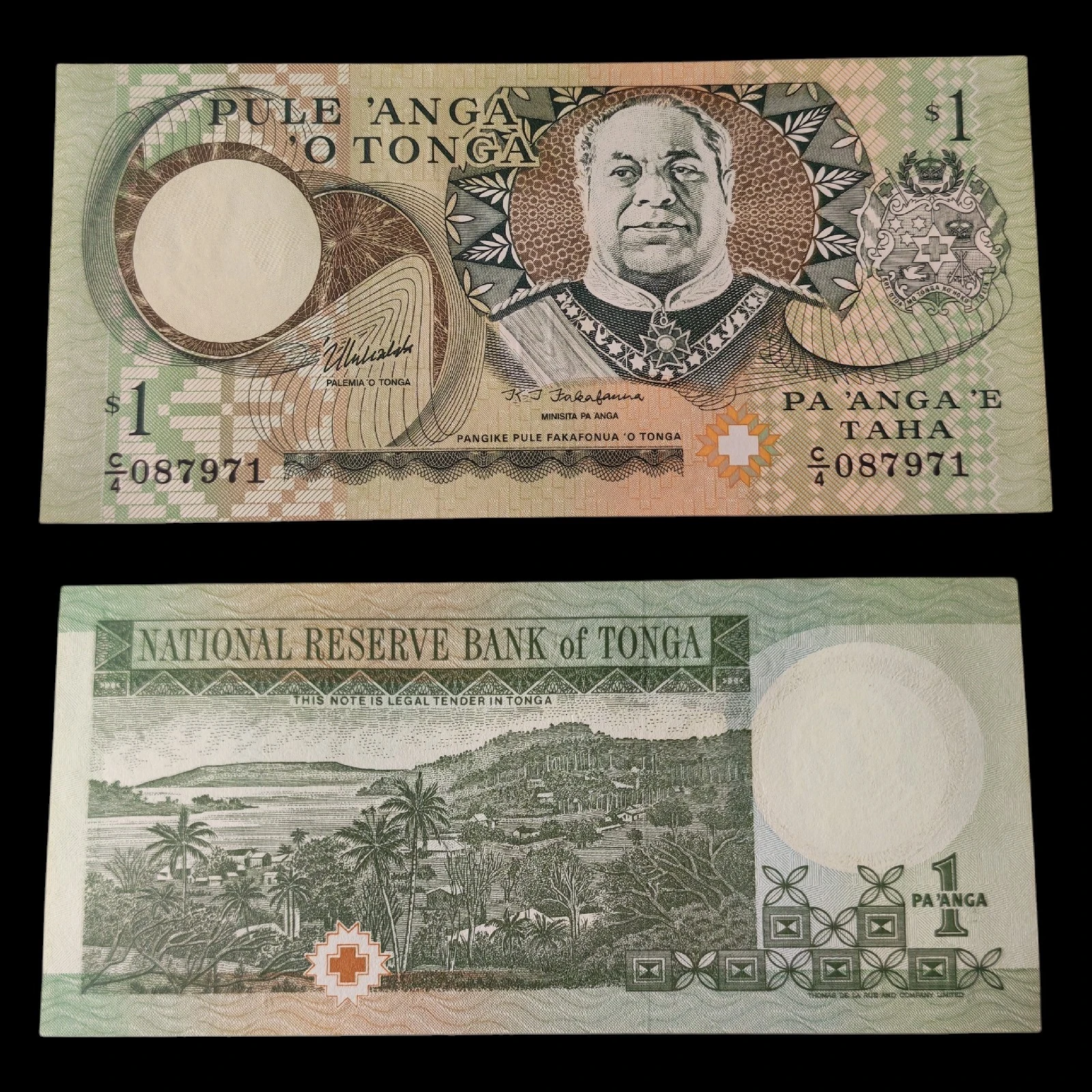 ° Tonga 1 Pa` anga UNC 