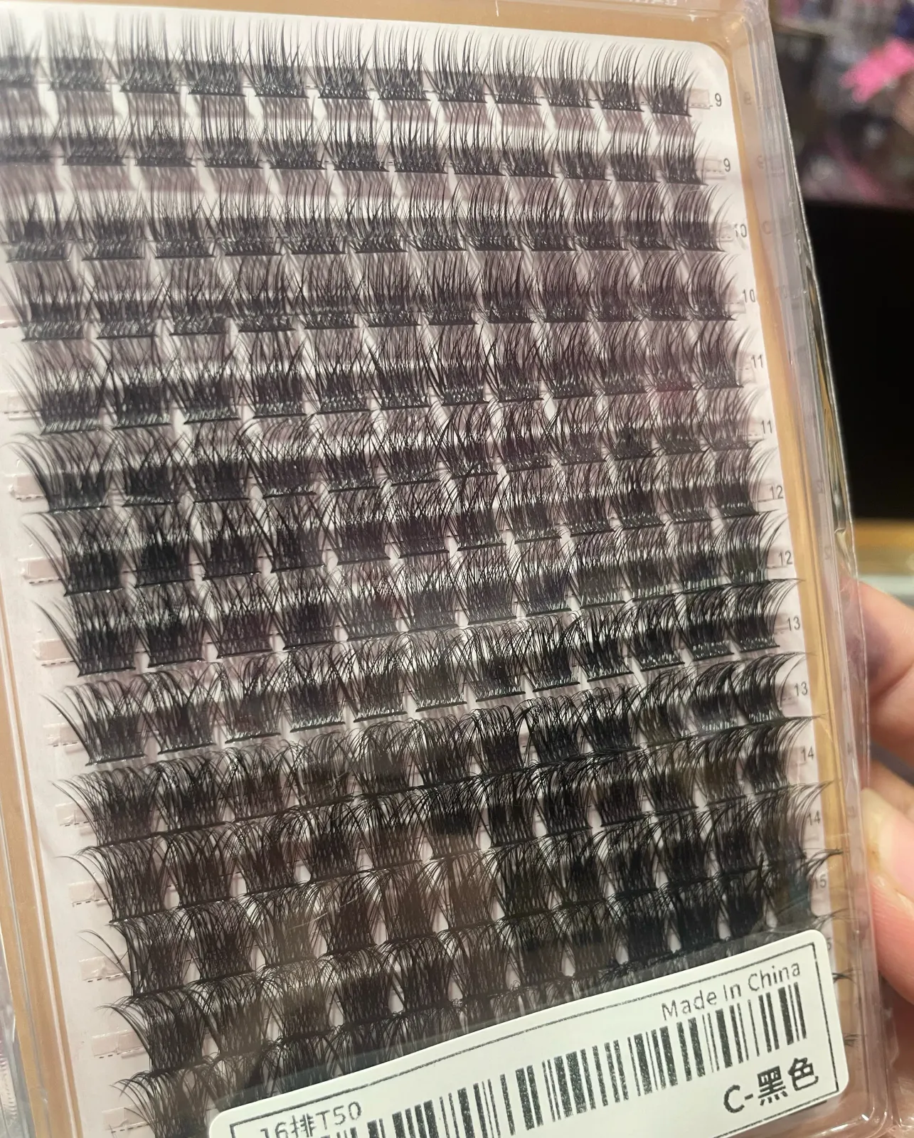 Pestañas 1x1 sanishi-T50 3