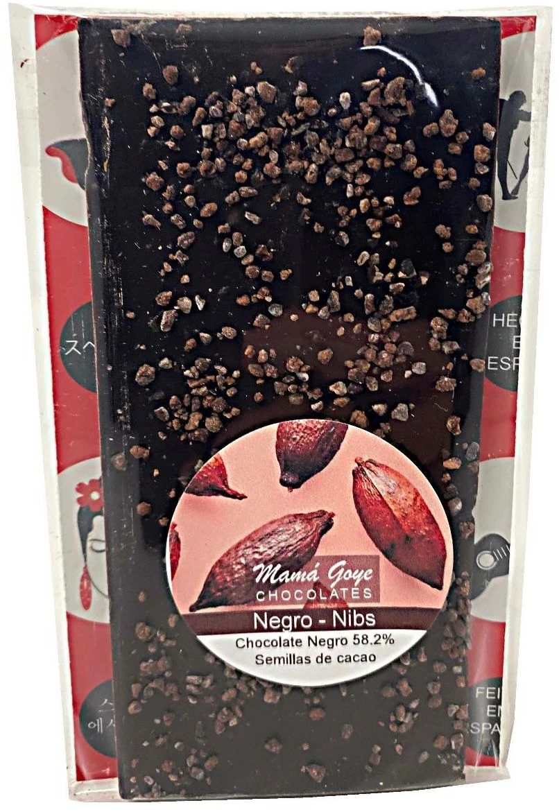 TABLETA CHOCO NEGRO NIBS