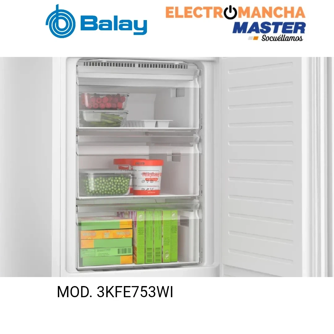 FRIGO COMBI BALAY 3KFE753WI 2,03*60 BLANCO CLASE E  7