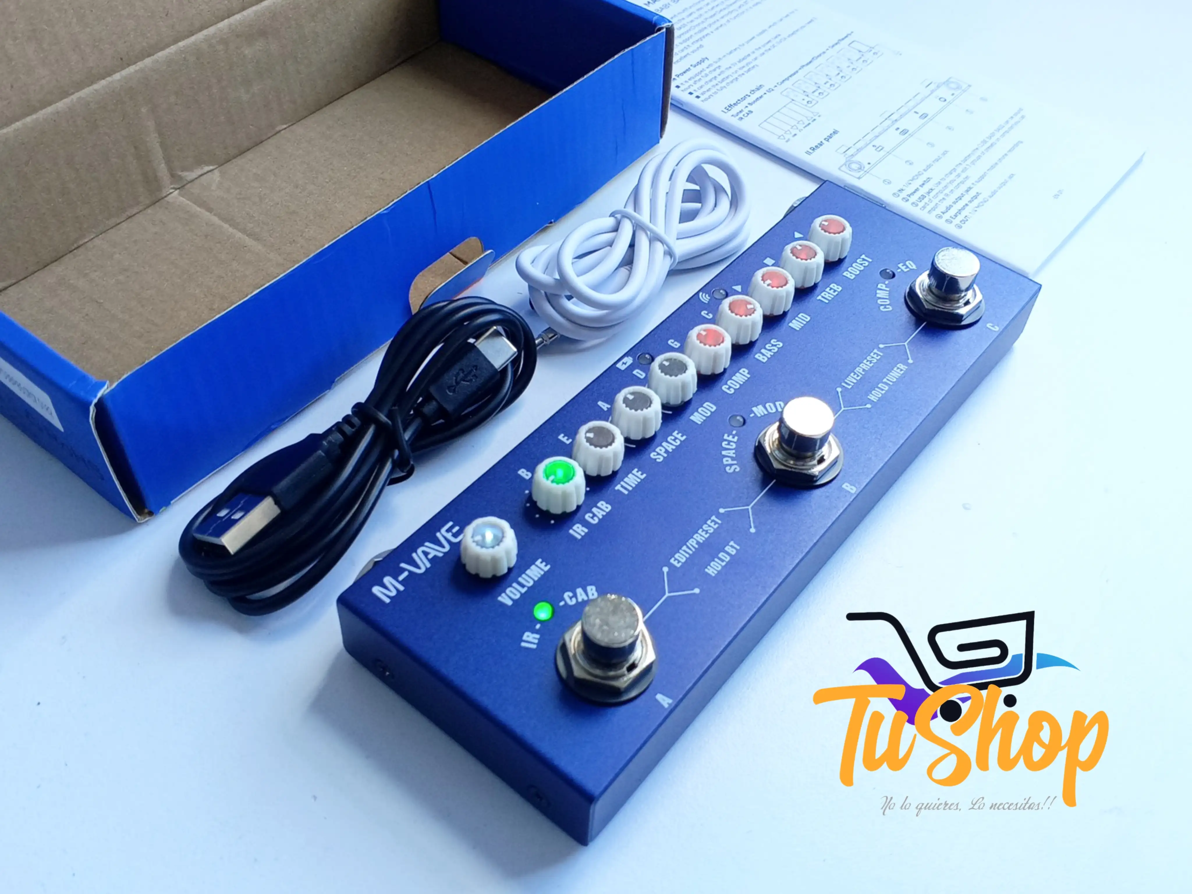 PEDAL IR  Cube baby BASS Multiefectos para BAJO ITR