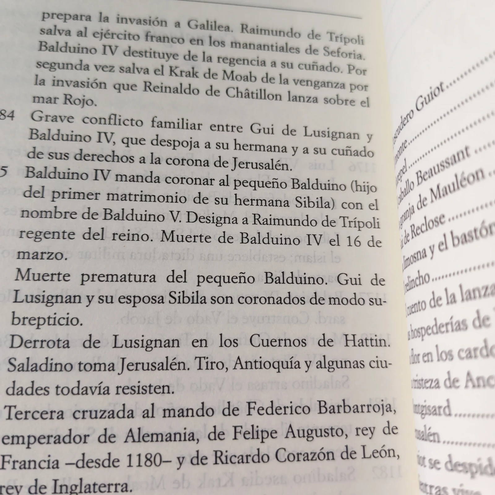 Las lanzas de Jerusalén, Georges Bordonove 3