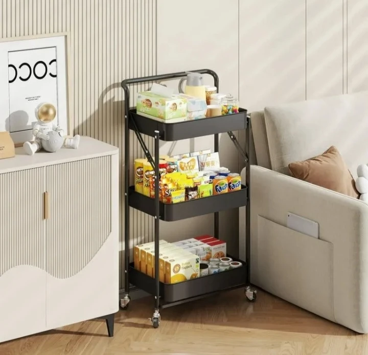 CARRO ORGANIZADOR PLEGABLE DE METAL  2