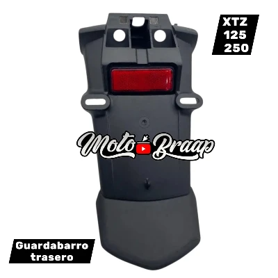 PL Xtz 125 / PL Xtz 250 Guardabarro trasero porta placa SPD GBT-2050