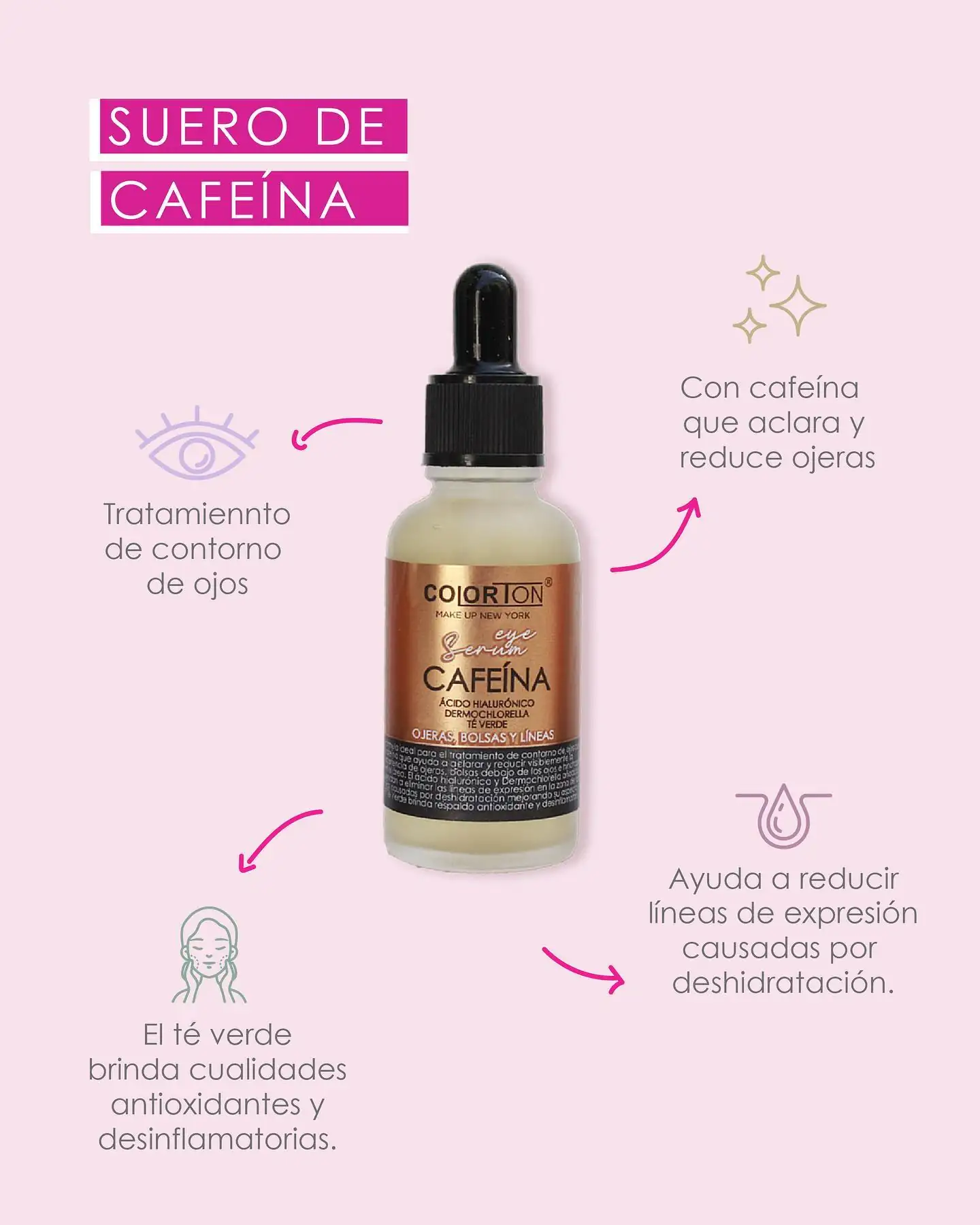 Serum Facial de Cafeina - Colortón 