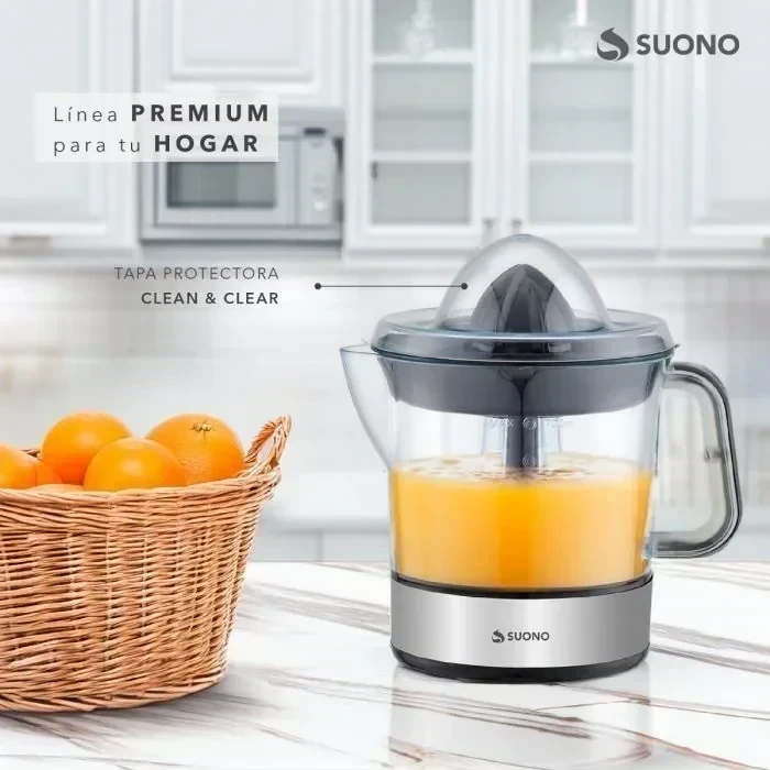 EXPRIMIDOR ELÉCTRICO SUONO ACERO INOX 700 ML 40W