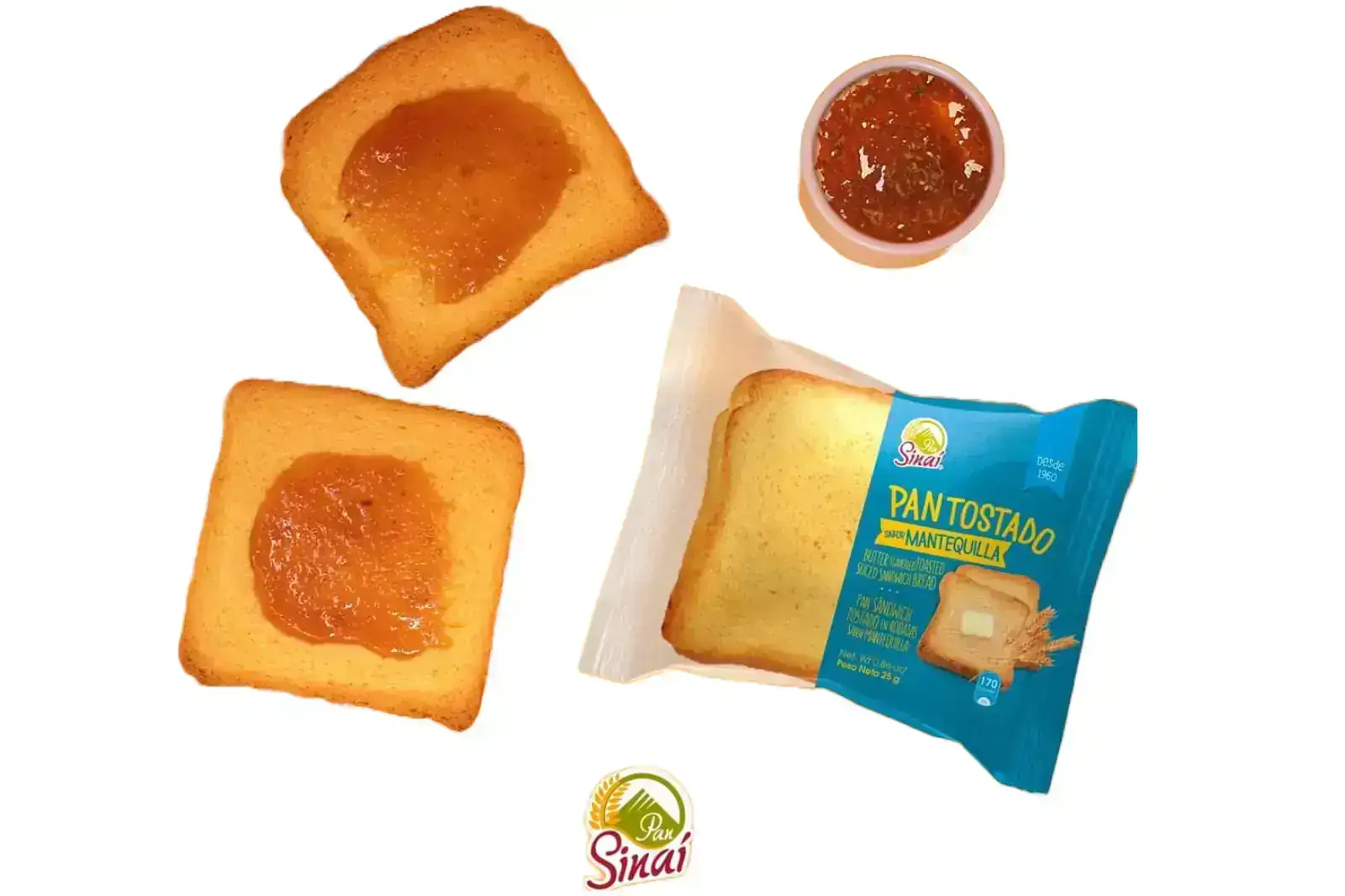 Pan Tostado con Mantequilla