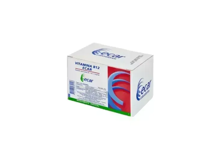 VITAMINA B12 1ML X 25 AMP ECAR