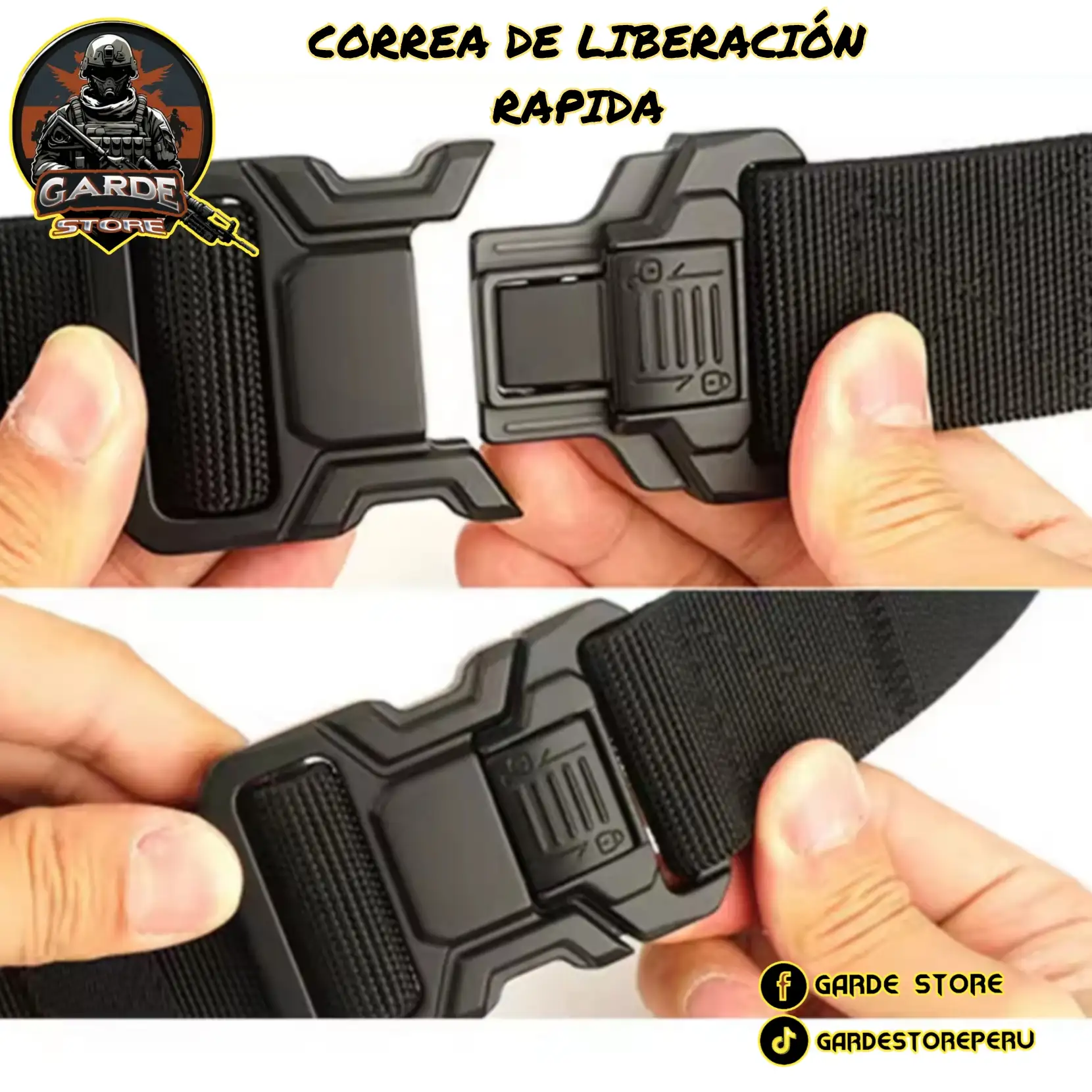 CORREA TÁCTICA DE LIBERACIÓN RÁPIDA CON BLOQUEO 2