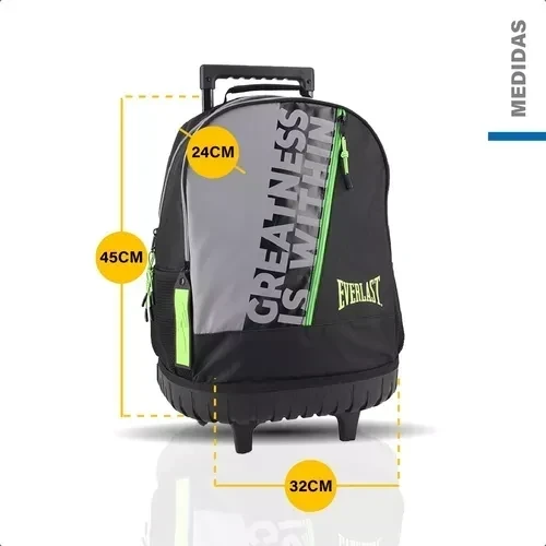 MOCHILA CON CARROO EVERLAST 27685 3