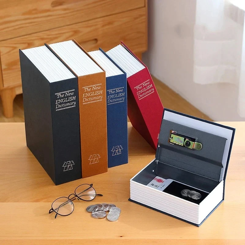Caja Fuerte Forma libro llaves seguridad 