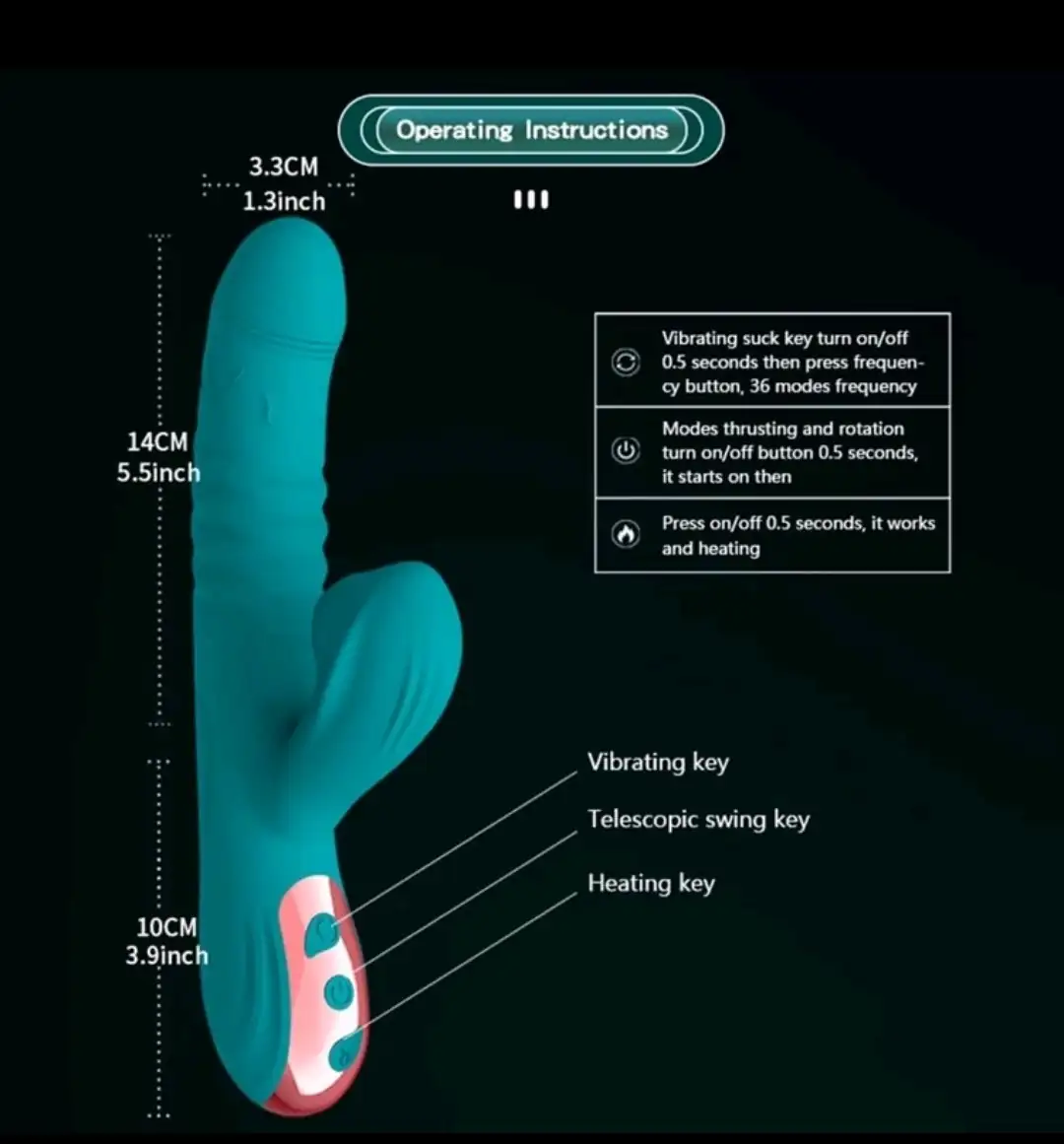 Vibrador punto G+succionador