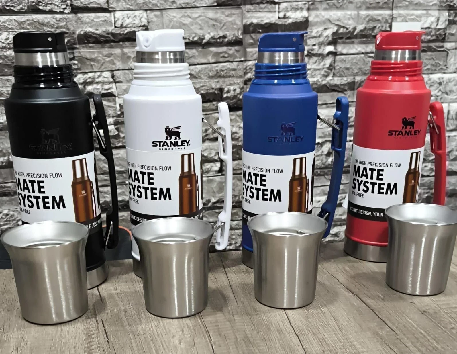 COMBO STANLEY TRIPLE AAA TERMO + MATE + (TRIPLE GRABADO PICO DE PRECISIÓN)