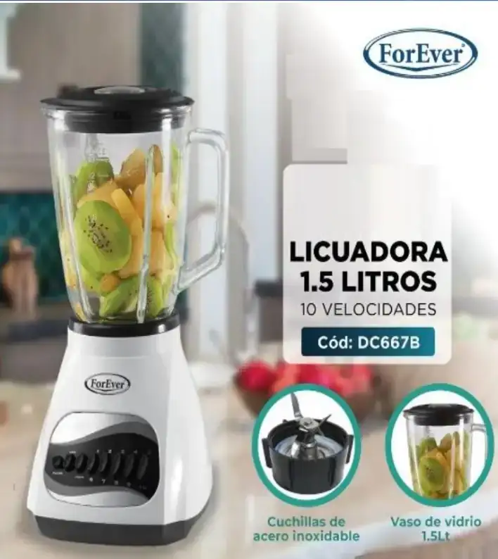 Licuadora 1,5 litros ForEver