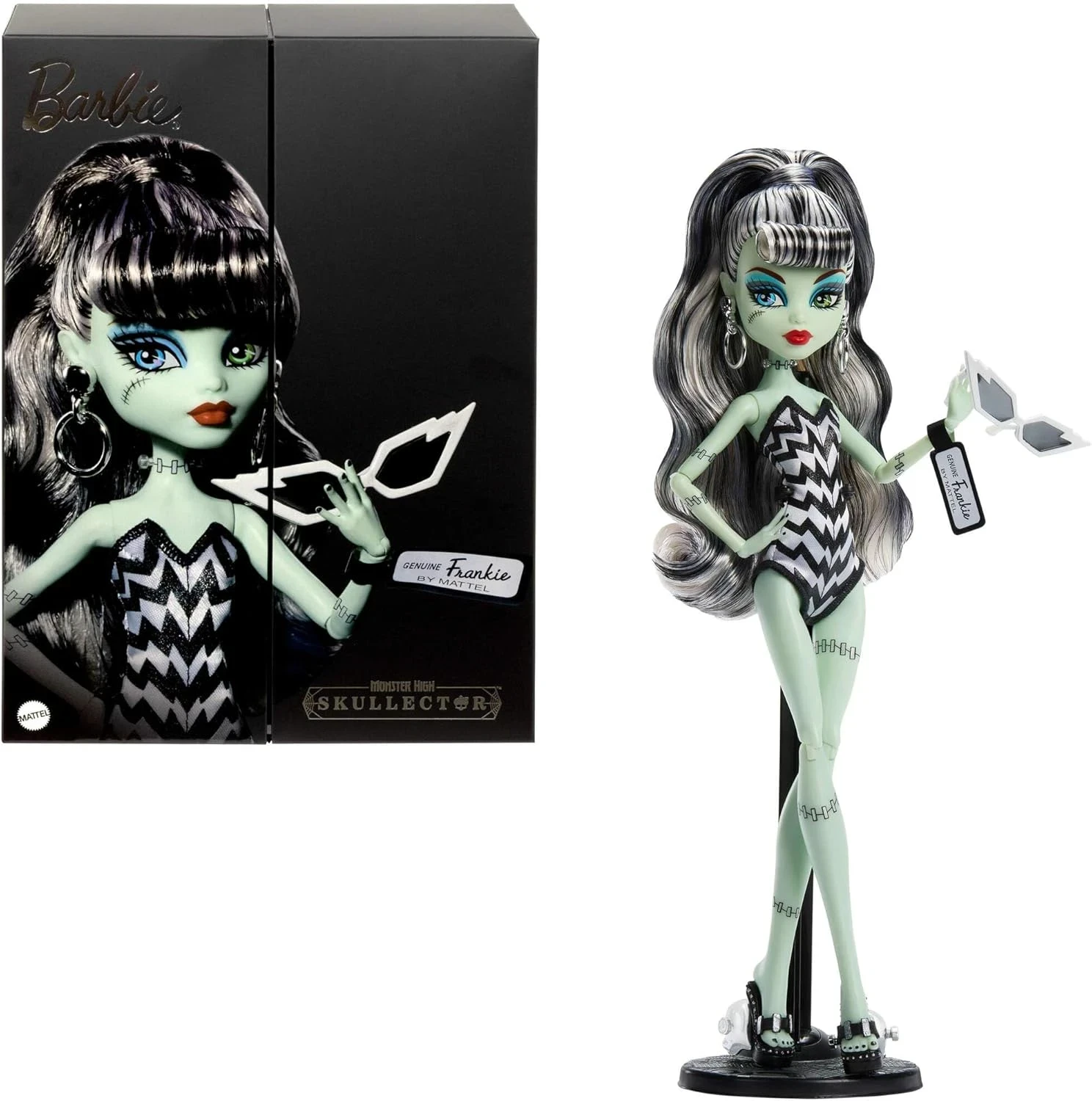 Muñeca Monster High skulletor  x Barbie Frankie Stein 2