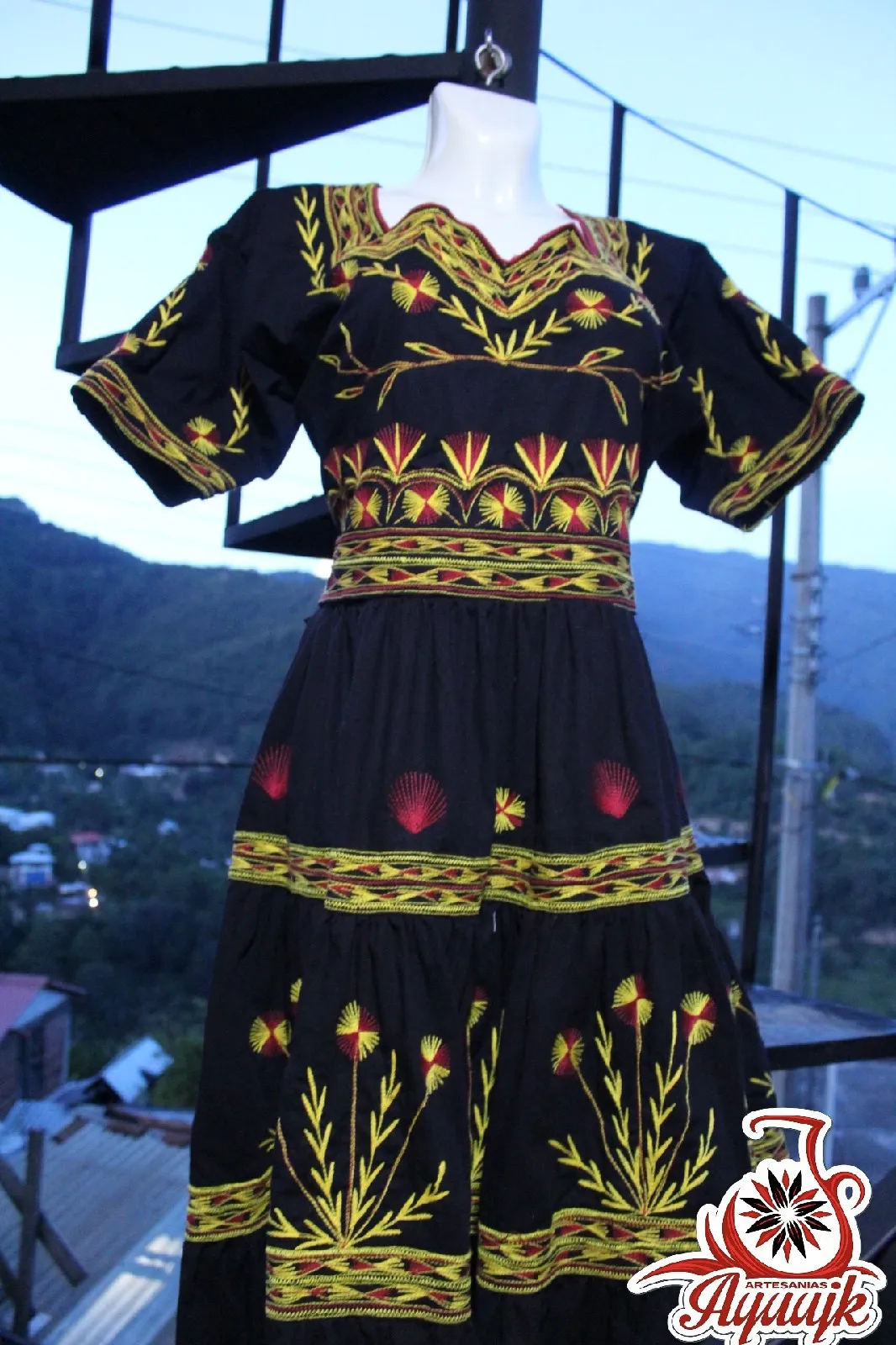 vestido honor ayuujk  4