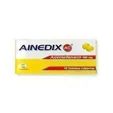 AINEDIX AC 100 MG CJA X 10 TAB ACECLOFENACO 100 MG LABQUIFAR