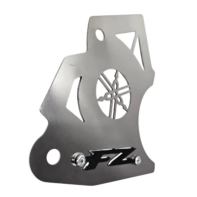 FZ 2.0 Tapa Piñon acero cromado logo 3d negro ML