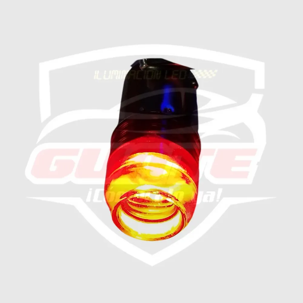 LUCES DOBLE CONTACTO ROJAS 4