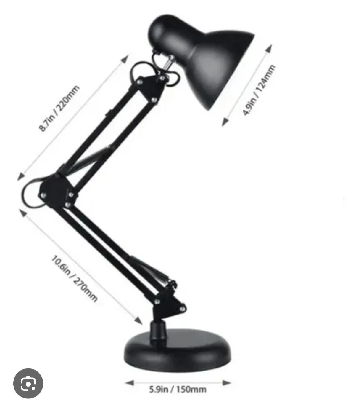 lampara escritorio mt811 gancho con base 