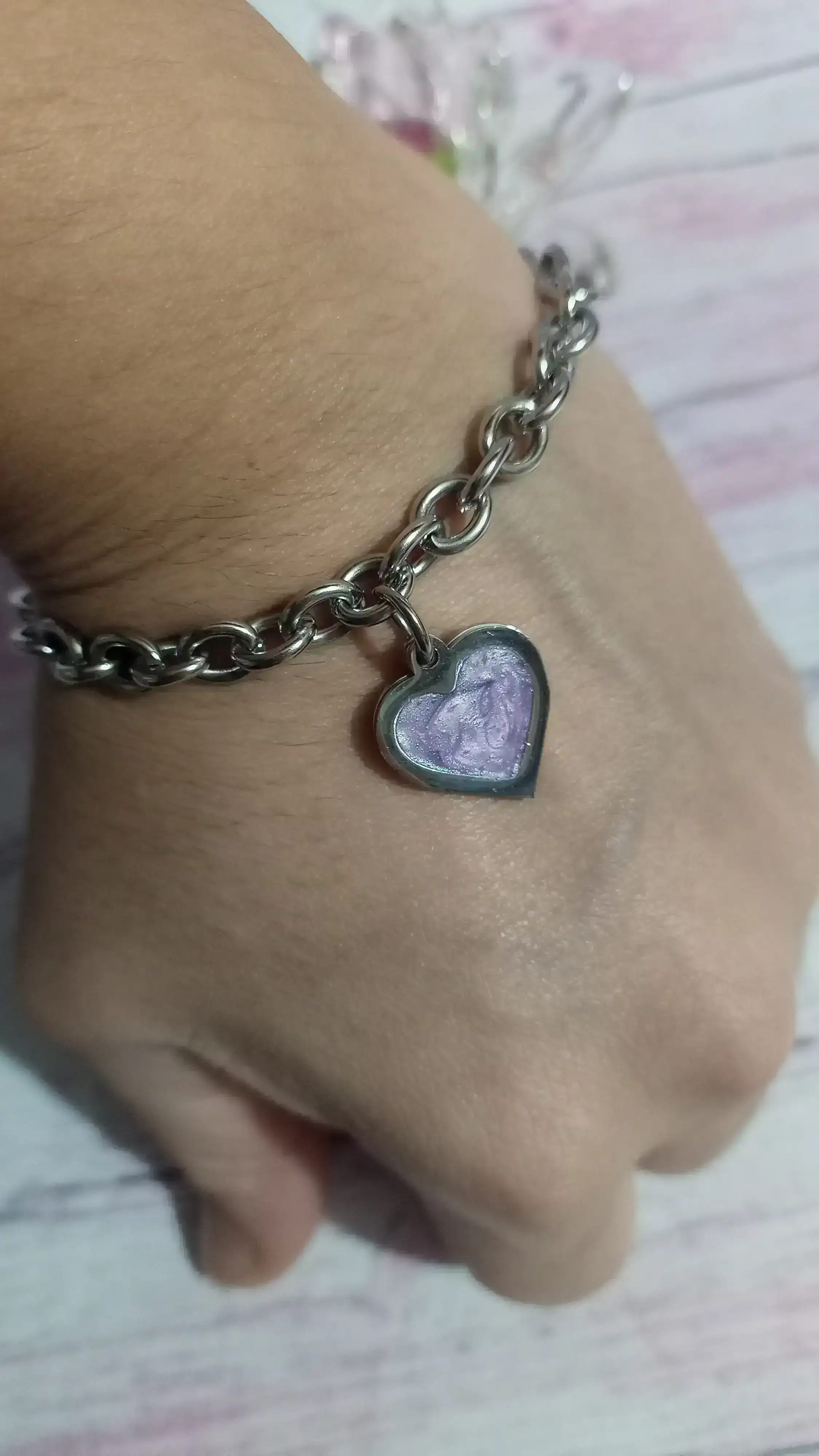 Pulsera 💜 esmaltada