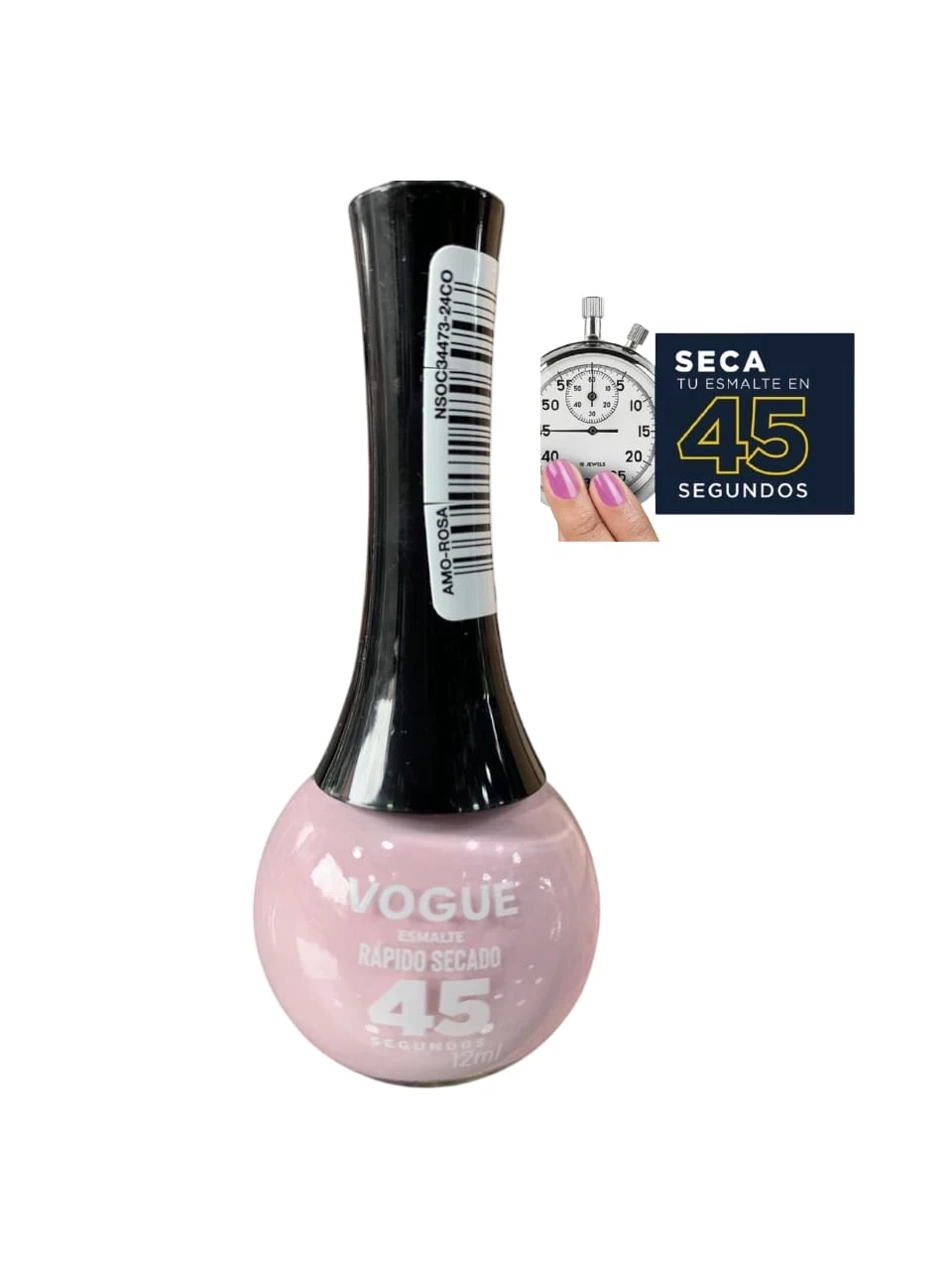 vogue esmalte secado rapido amo-rosa