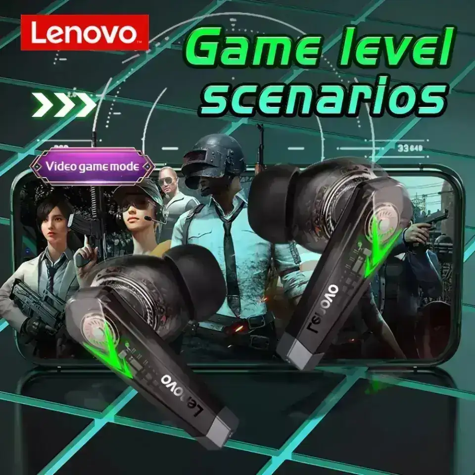 Lenovo-auriculares inalámbricos 4