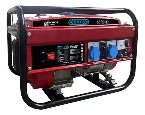 Generador OREBRO Grupo Electrogeno 2.8 Kva 6,5 Hp 2500w 3