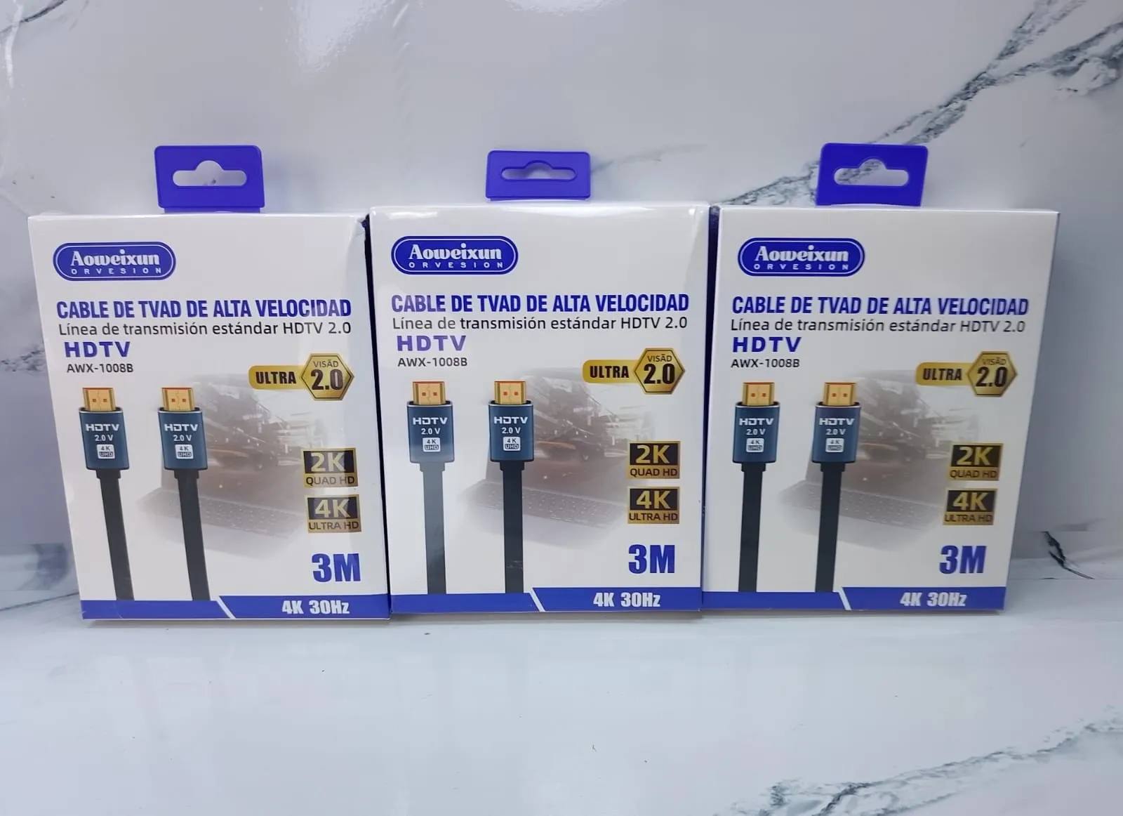 Cable HDMI/HDTV 3 metros alta velocidad ultra 2.0 