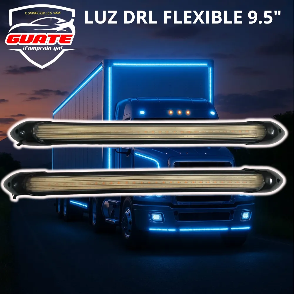 LUCES DRL FLEXIBLES BICOLOR 9.5”
