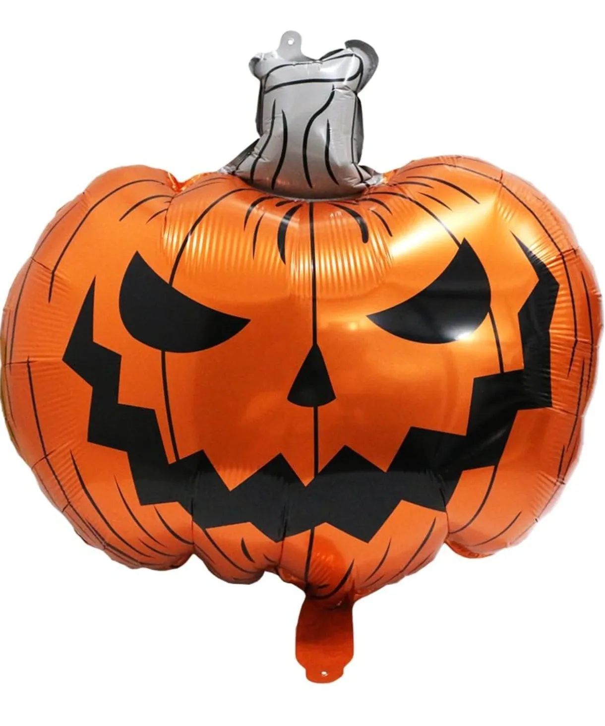 Globo metalizado gigante calabaza sonriente 62x62cm 