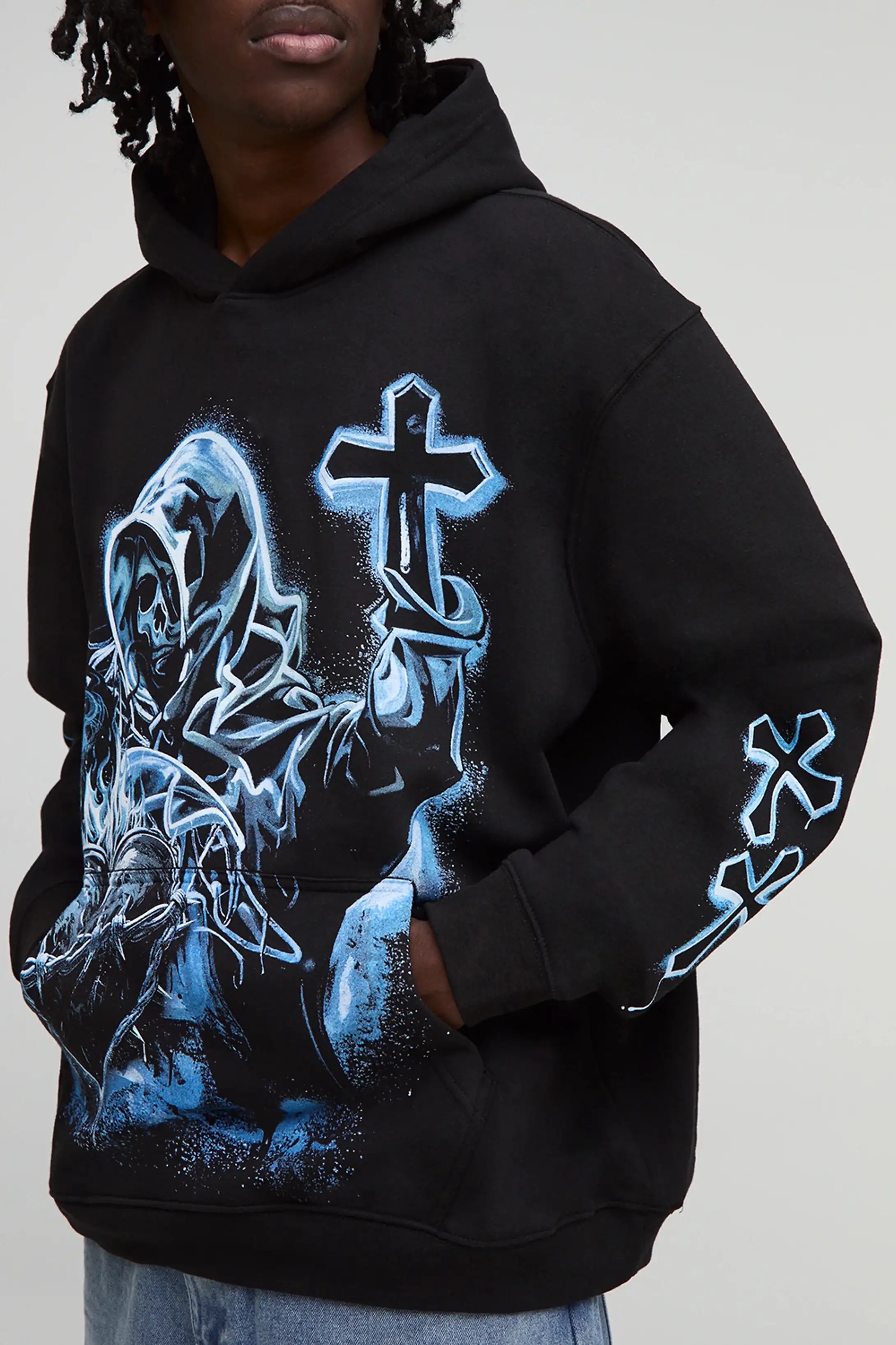 Oversized Graphic Hoodie - Size M y L 2
