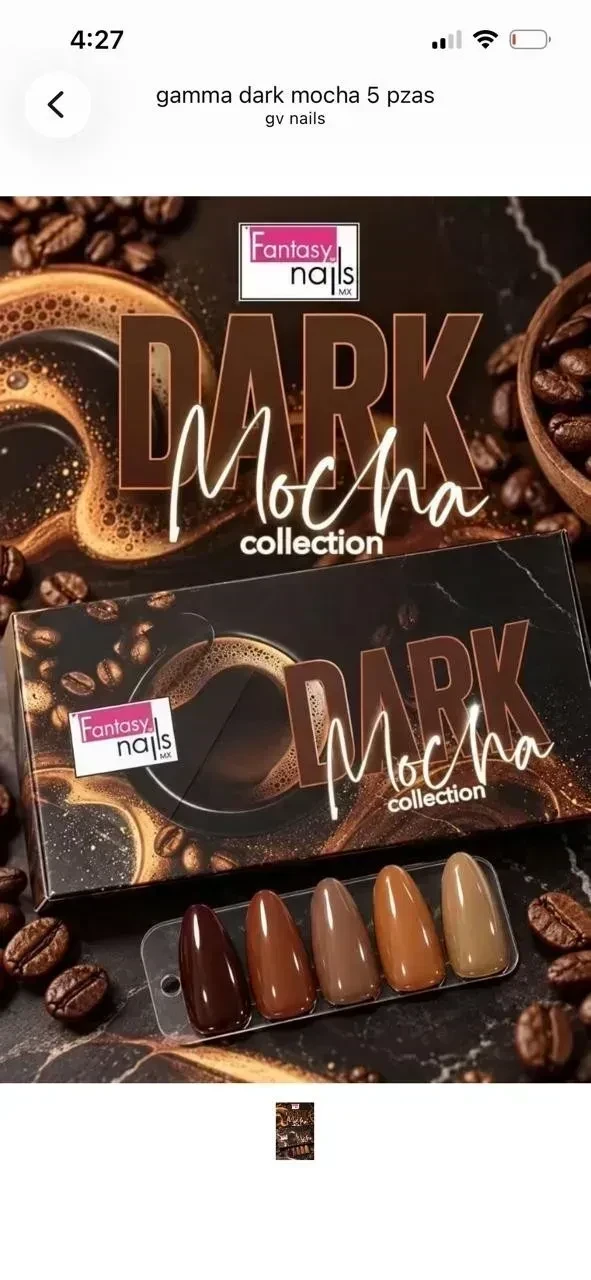 gamma dark mocha 5 pzas fantasy,